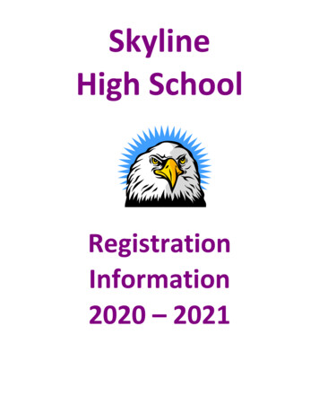 Skyline Registration Book 2020 2021