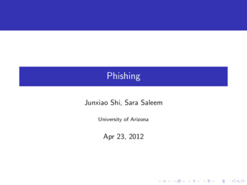 Phishing - University Of Arizona