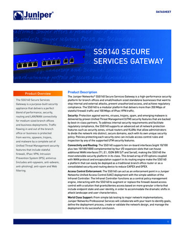SSG140 Secure Services Gateway - DHK