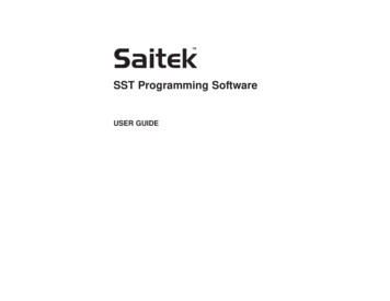 SST Programming Manual ENG - Saitek 