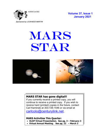 MARS STAR JAN 2021