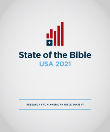 State Of The Bible - American Bible