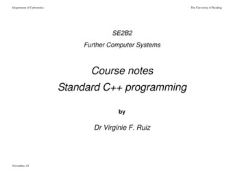 Lecture Notes On C Programming