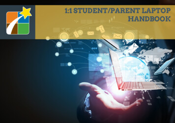 Student/Parent Laptop Handbook