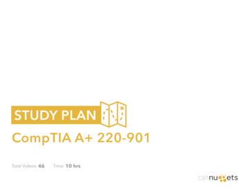 STUDY PLAN CompTIA A 220-901 - CBT Nuggets