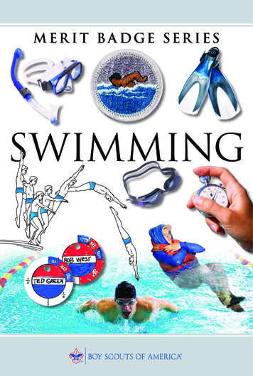 Swimming Merit Badge Pamphlet - WordPress 