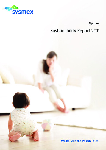 Sustainability Report 2011 - Sysmex