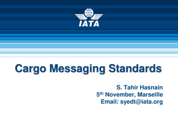 Cargo Messaging Standards - UNECE