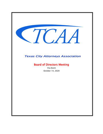 Texas City Attorneys Association