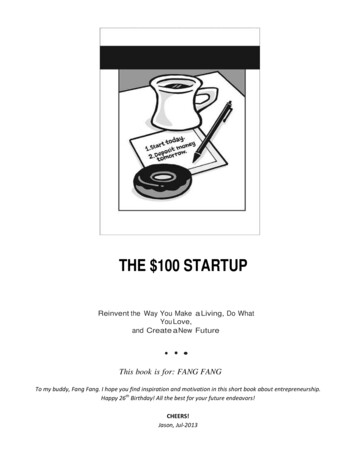 THE 100 STARTUP - My Venture Books - Home