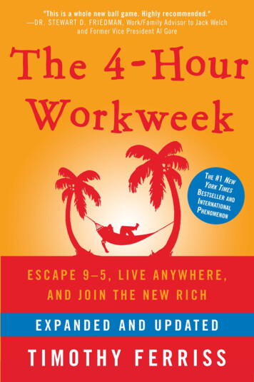 The 4-Hour Workweek - Tim Ferriss