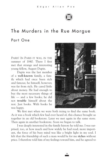 The Murders In The Rue Morgue - American English