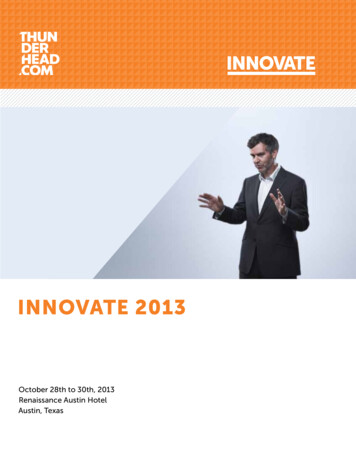 Thunderhead Innovate Conference Guide