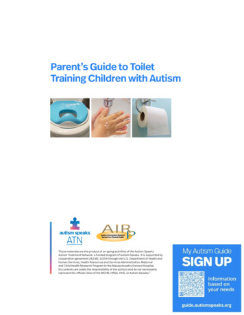 Parent’s Guide To Toilet Training Children With Autism