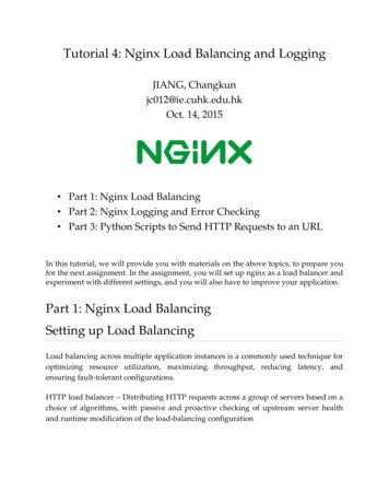 Tutorial 4: Nginx Load Balancing And Logging