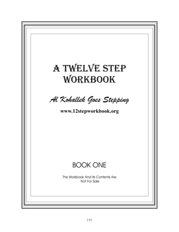 A TWELVE STEP WORKBOOK - Osseo AA