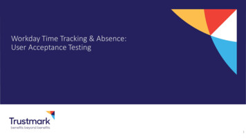 Workday Time Tracking & Absence: User Acceptance Testing