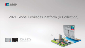 2021 Global Privileges Platform (U Collection)