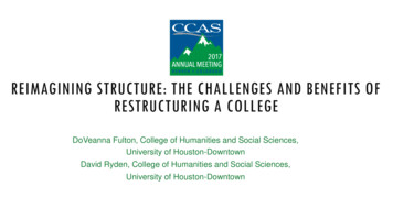 REIMAGINING STRUCTURE: THE CHALLENGES AND BENEFITS 