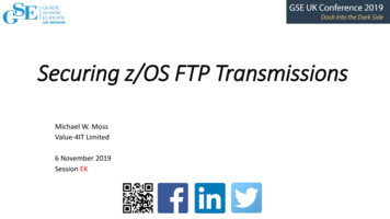 Securing Z/OS FTP Transmissions - Value-4IT