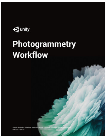 Unity-Photogrammetry-Workflow 2017-07 V2