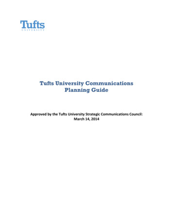 Tufts University Communications Plan