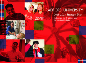 2018-2023 Strategic Plan - Radford University