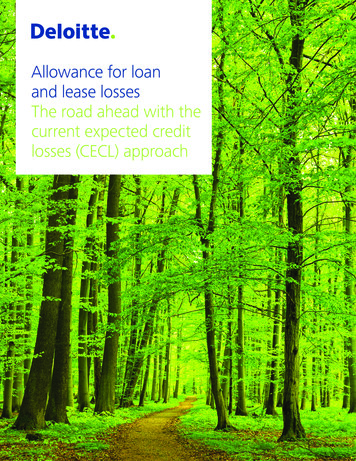 Allowance For Loan And Lease Losses The Road Ahead With .