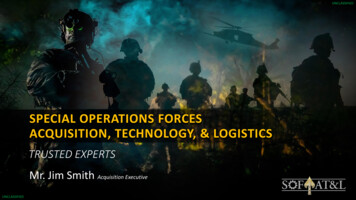 SPECIAL OPERATIONS FORCES ACQUISITION, TECHNOLOGY, & LOGISTICS - Events