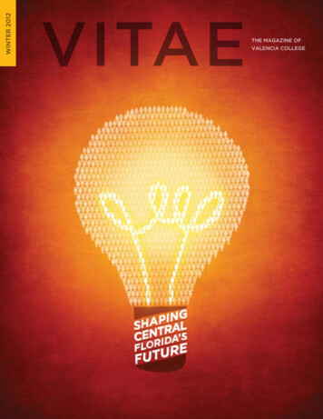 Vitae Magazine Fall Winter 2012 - Valencia 