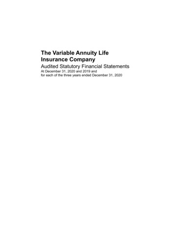 The Variable Annuity Life Insurance Company