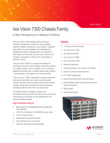 Vision 7300 Chassis Family - Keysight