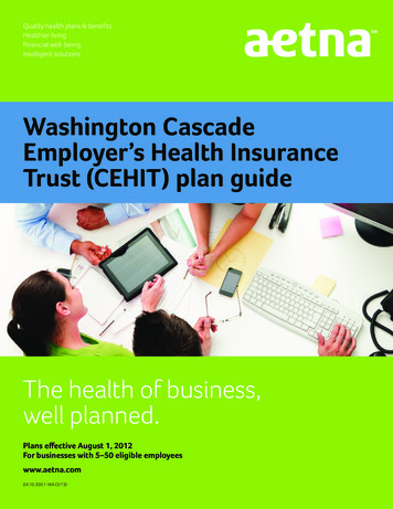 Washington Cascade Employer’s Health Insurance Trust .
