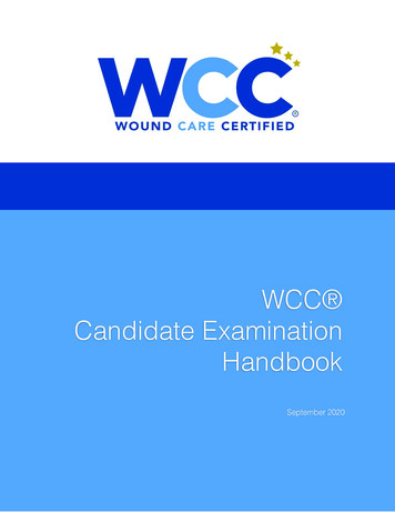 WCC Candidate Handbook - NAWCCB
