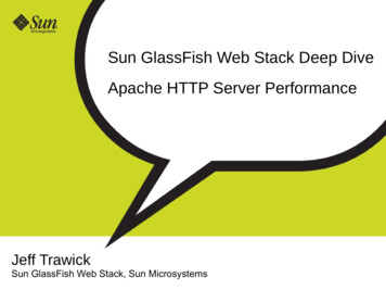 Sun GlassFish Web Stack Deep Dive Apache HTTP Server .