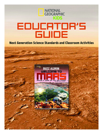 Teacher Guide Welcome To Mars FINAL
