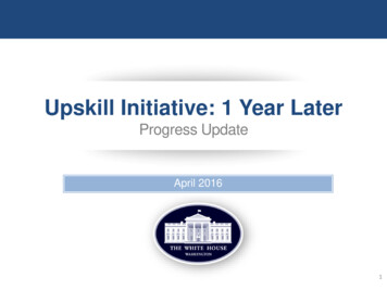 Upskill Initiative: 1 Year Later