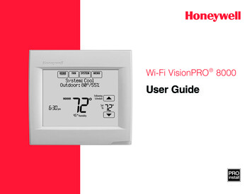 Wi-Fi VisionPRO 8000 User Guide - WarmlyYours