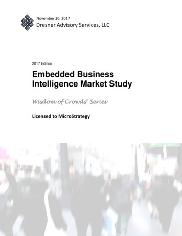 Embedded Business Intelligence Market Study