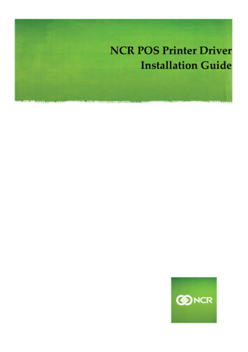 NCR POS Printer Driver Installation Guide