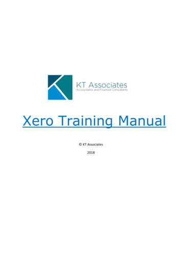 Xero Training Manual - Personal Accounting And Financial .