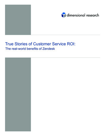 True Stories Of Customer Service ROI