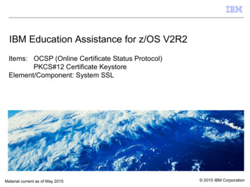 IBM Education Assistance For Z/OS V2R2