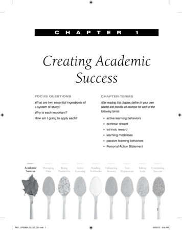Creating Academic Success