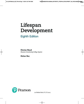 Lifespan Development - Pearson