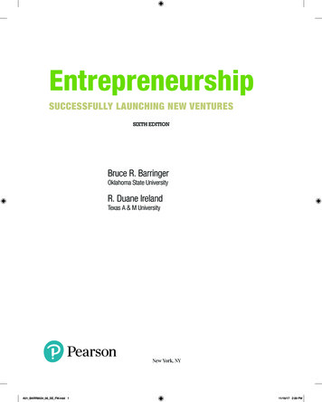 Entrepreneurship - Pearson