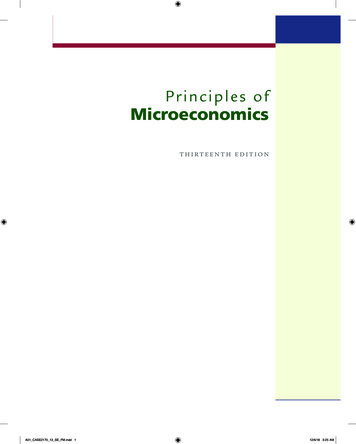Principles Of Microeconomics - Pearson