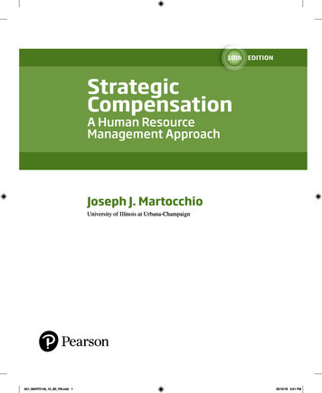 10th EDITION Strategic Compensation