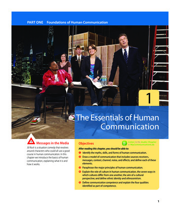 The Essentials Of Human Communication