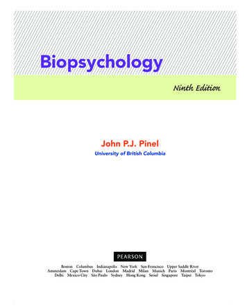 Biopsychology - Pearson